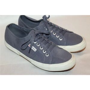 Superga denim blue canvas sneakers